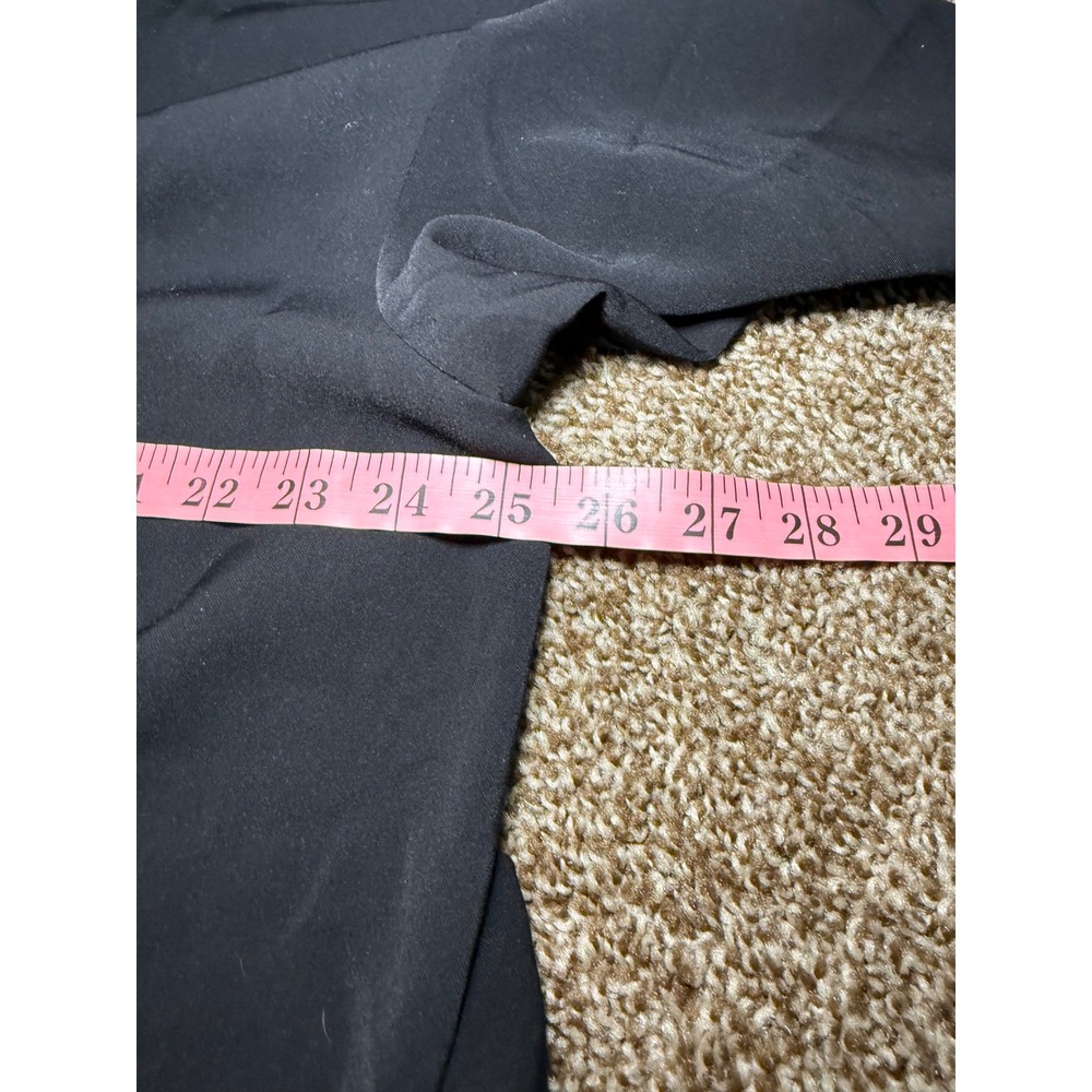 ELOQUII Black Bell Sleeve Tie Back Top Tunic Shirt Womens‎ 18 Career Minimalist - Picture 6 of 9